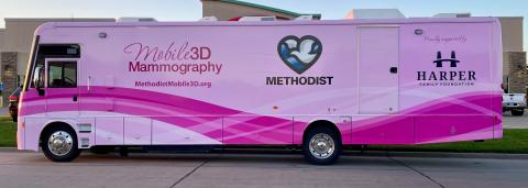 A new look for Methodist 3D Mobile Mammography